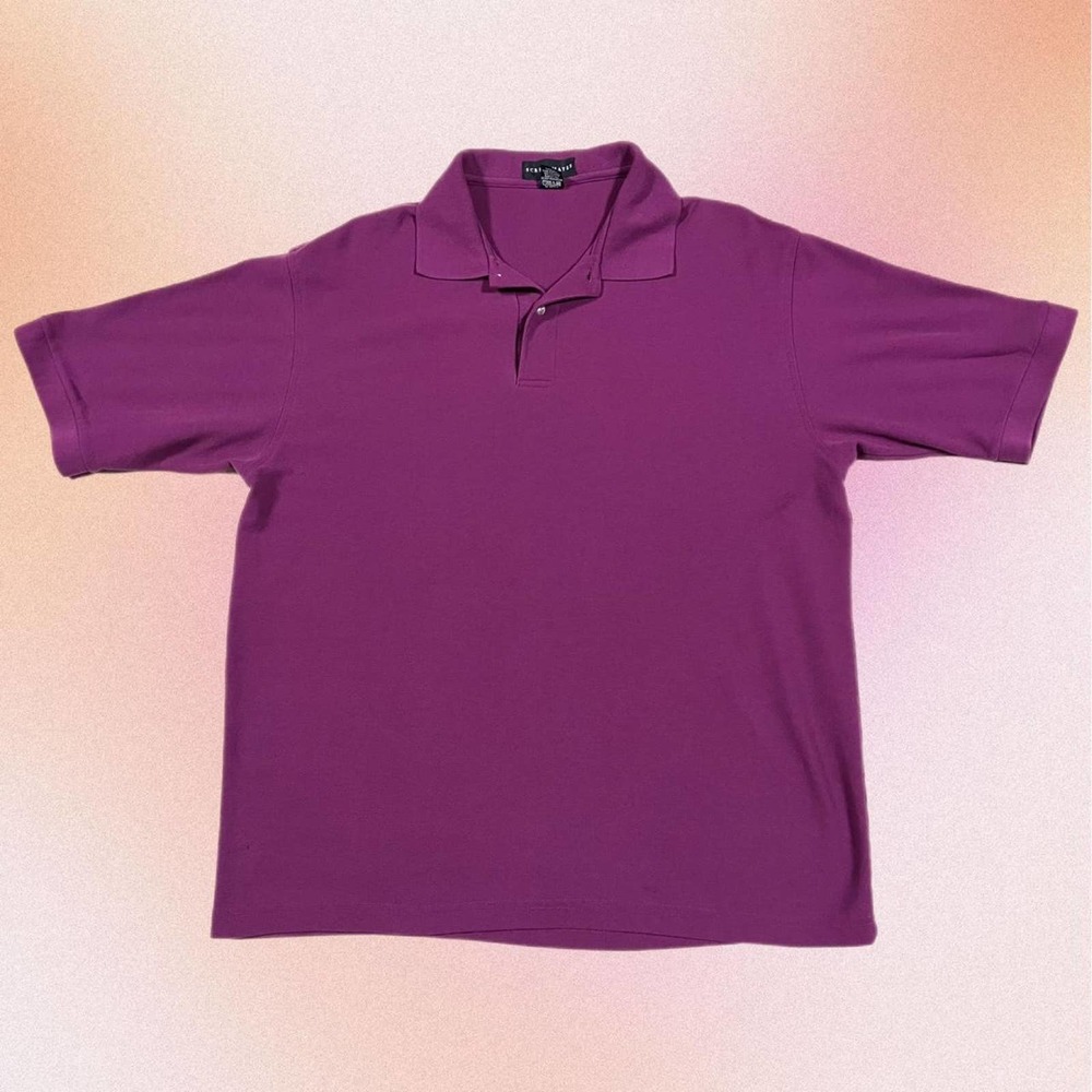 ScreenMates Purple Polo T-Shirt XL